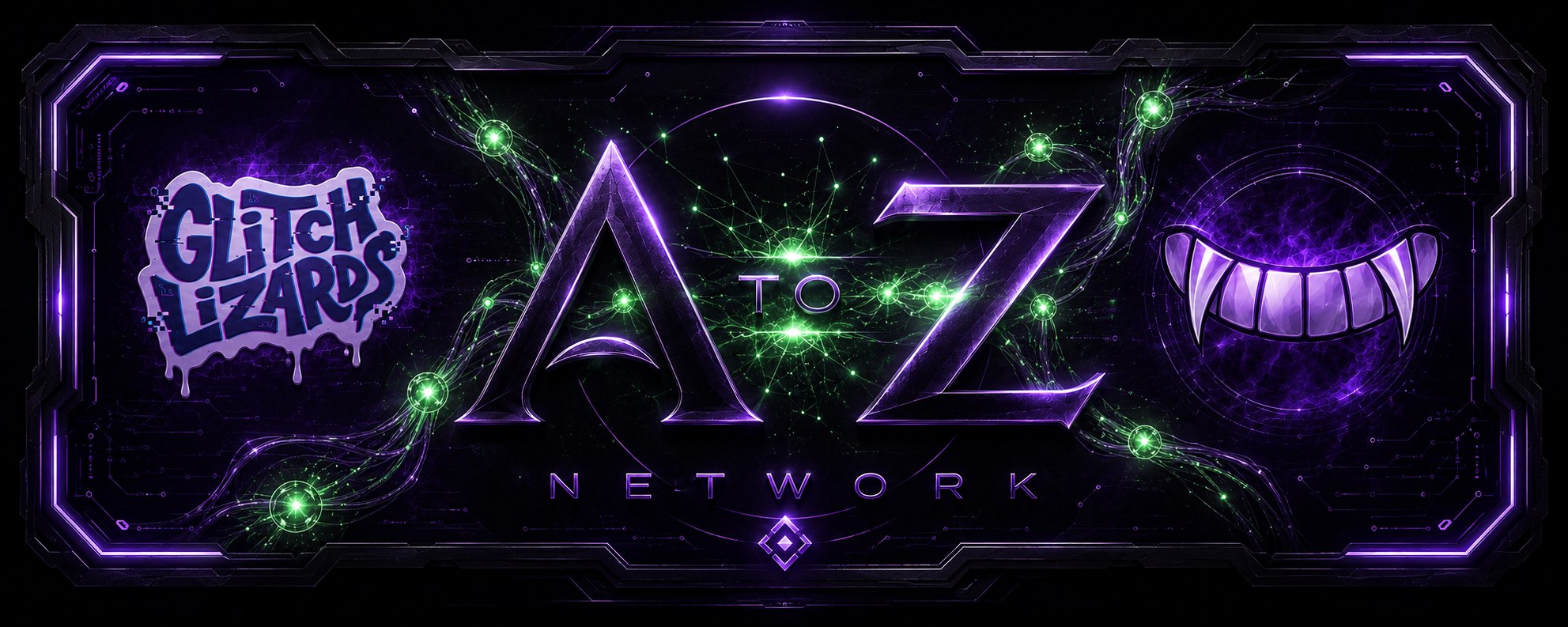 AtoZ Network — GlitchLizards and Vamps connected by the network