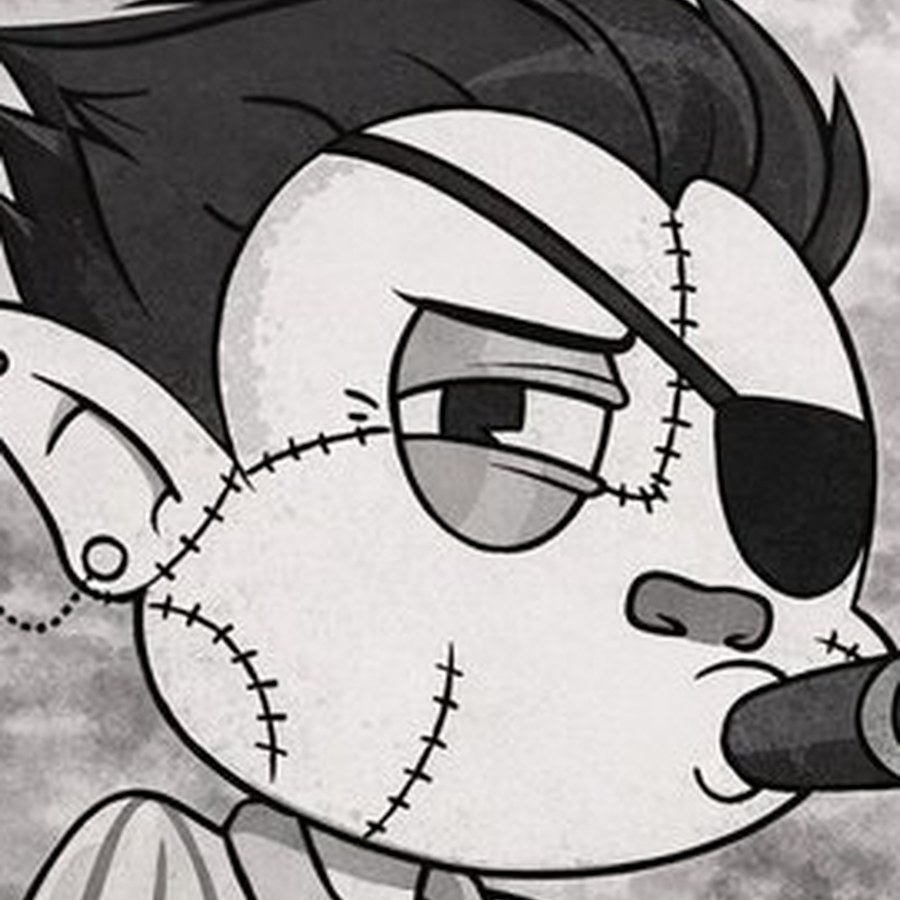 Eyepatch vamp — close